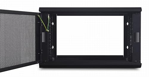 APC NetShelter 6U Wallmount Rack Enclosure Server Cabinet, AR106, Unassembled