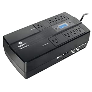 Liebert PST5 UPS - 850VA/500W 120V, LCD Monitoring Screen, Standby Power, 8 Outlets, USB Charging, 3 Year Warranty, Uninterruptible Power Supply, Battery Backup with Surge Protection (PST5-850MT120) 850VA UPS