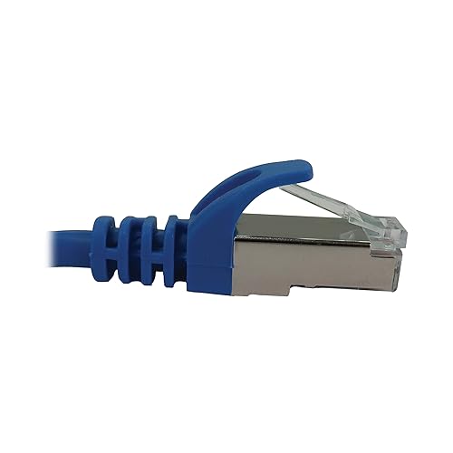Tripp Lite Cat6a 10G Ethernet Cable, Snagless Molded Slim STP Network Patch Cable (RJ45 M/M), Blue, 15 Feet / 4.5 Meters, Manufacturer's Warranty (N262-S15-BL)