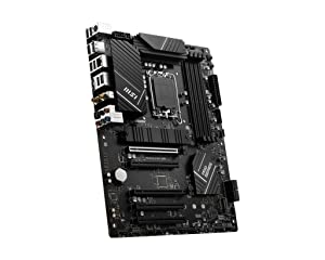 MSI PRO B760-P WiFi DDR4 ProSeries Motherboard (Supports 12th/13th Gen Intel Processors, LGA 1700, DDR4, PCIe 4.0, M.2, 2.5Gbps LAN, USB 3.2 Gen2, Wi-Fi 6E, ATX)