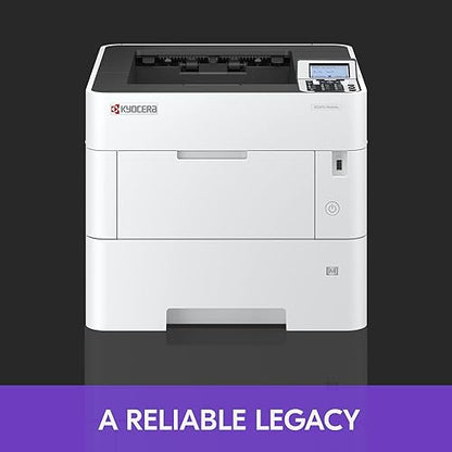 Kyocera ECOSYS PA5500x Monochrome Laser Printer, 57 ppm, 600 x 600 dpi and Up to Fine 1200 dpi, 600 Sheet Tray, 100 Sheet MPT, Duplex, 5 Line LCD w/Hard Key Panel, Gigabit Ethernet, USB, 512 MB