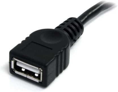 StarTech.com 10 ft Black USB 2.0 Extension Cable A to A - 10ft USB 2.0 Extension Cable - 10ft USB Male Female Cable (USBEXTAA10BK) Black 10ft