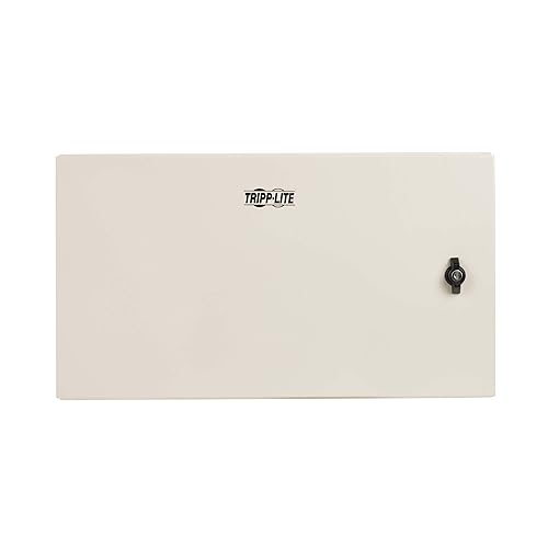 Tripp Lite SmartRack Industrial 6U Wallmount Rack Enclosure with Lock & Keys, 20.5 inch Depth, NEMA 4 Protection Rating, Heavy-Duty Metal, Mounting Hardware Included, 5-Year Warranty (SRN4G6UDP)