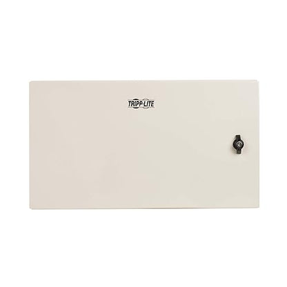 Tripp Lite SmartRack Industrial 6U Wallmount Rack Enclosure with Lock & Keys, 20.5 inch Depth, NEMA 4 Protection Rating, Heavy-Duty Metal, Mounting Hardware Included, 5-Year Warranty (SRN4G6UDP)