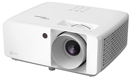 Optoma ZK450 3D DLP Projector - 16:9 - White - High Dynamic Range (HDR) - Front - 1080p - 30000 Hour Normal Mode - 300,000:1 - 4200 lm - HDMI - USB - Network (RJ-45) - Conference Room, Board Room, Corporate, Education, Business