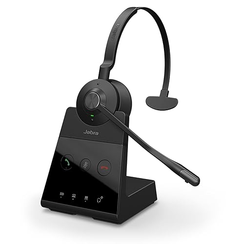 Jabra Engage 65 SE (Second Edition) Wireless Headset, Single-Ear – Telephone Headset with Industry-Leading Wireless Performance, Advanced Noise-Cancelling Microphone, All Day Battery Life - Black