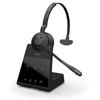 Jabra Engage 65 SE (Second Edition) Wireless Headset, Single-Ear – Telephone Headset with Industry-Leading Wireless Performance, Advanced Noise-Cancelling Microphone, All Day Battery Life - Black