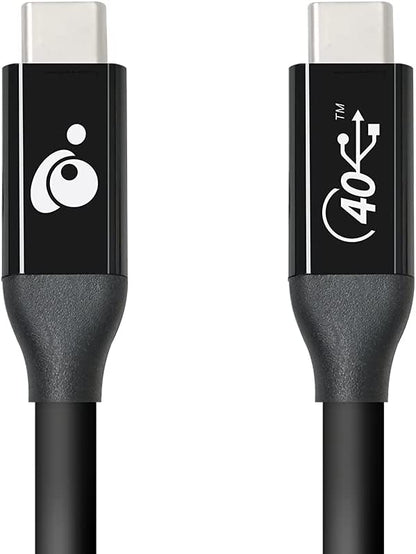 IOGEAR USB4 C to C Cable (40Gbps) [USB-IF] -G2LU4CCM01 30 Inch 40Gbps