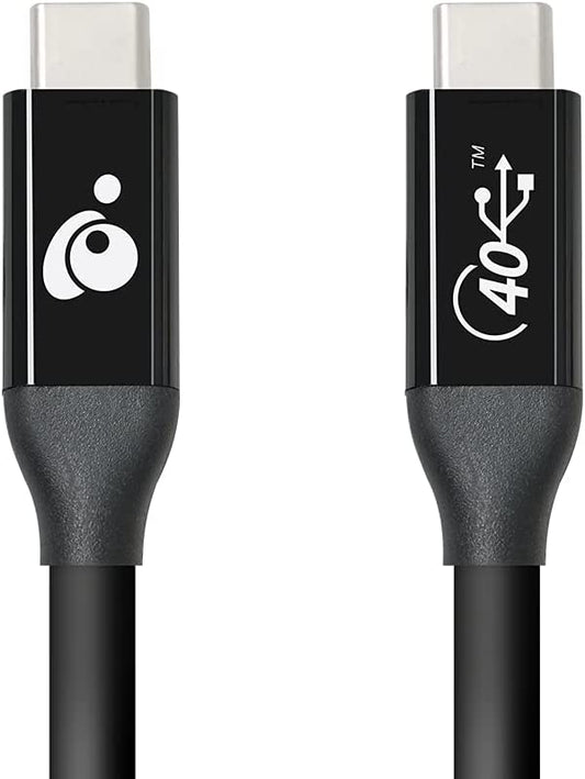 IOGEAR USB4 C to C Cable (40Gbps) [USB-IF] -G2LU4CCM01 30 Inch 40Gbps