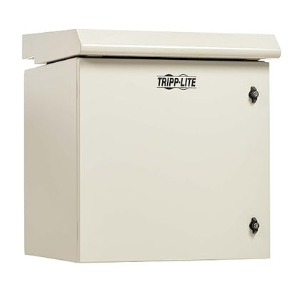Tripp Lite 12U Locking Industrial Wallmount NEMA 3R Protection Server Rack Enclosure, 23 inches Deep, Heavy Duty Metal Construction, Built-in Internal Fans, Gray, 5-Year Warranty (SRN3RG12U)