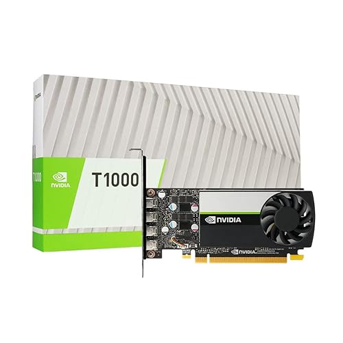 NVidia Quadro T1000 8GB GDDR6 Graphic Card with 896 CUDA cores, Support for Upto Four 5K displays, DirectX 12 PCI Express 3.0 x 16 128 bit