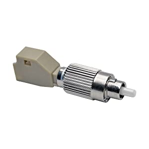 Tripp Lite Optical Fiber Cable Tester Adapter FC/LC 50/125 OM3 10 Gb M/F (T020-001-LC10G)