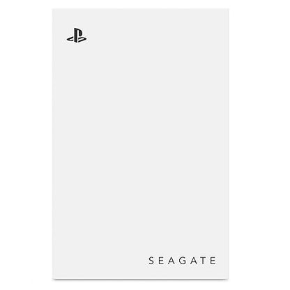 Seagate Game Drive For PlayStation Consoles 2TB External USB 3.2 Gen 1 Portable Hard Drive With Blue LED Lighting - White SKU 6554701