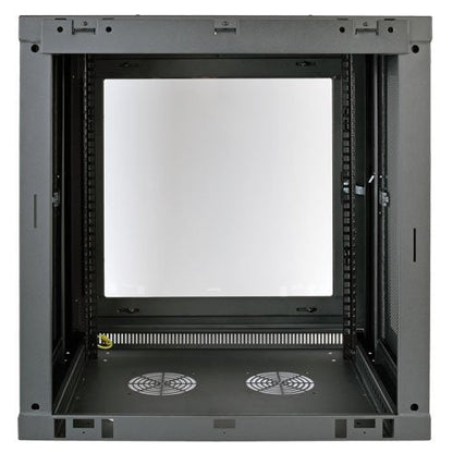 Tripp Lite 12U Wall Mount Rack Enclosure Server Cabinet with Acrylic Glass Window, 16.5 Deep, Switch-Depth, Black