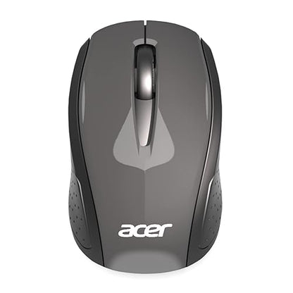 Acer RF Wireless Mouse (Gray/Black), Works with Chromebook, with USB Plug and Play for Right/Left Handed Users (for Chromebooks, Windows PC & Mac) Gray/Black Chromebook Mouse
