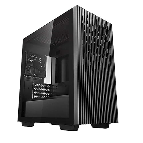 DEEPCOOL MATREXX 40 Mini-ITX/Micro-ATX Case, Mesh Top and Front, Tempered Glass Side Panel