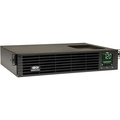 Tripp Lite SMART750RMXL2U 750VA 600W UPS Smart Rackmount AVR LCD 120V USB DB9 SNMP 2URM, 6 Outlets