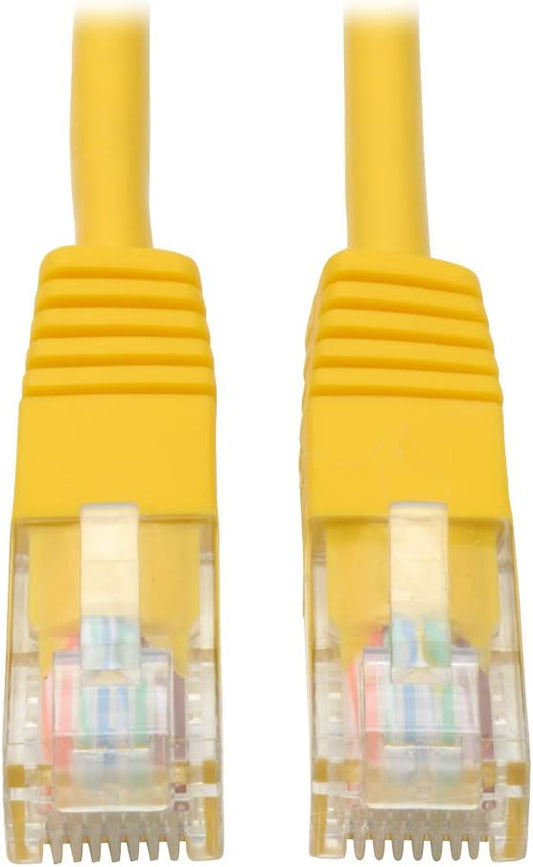 Tripp Lite Cat5e 350MHz Molded Patch Cable (RJ45 M/M) - Yellow, 5-ft.(N002-005-YW) 5 feet Yellow