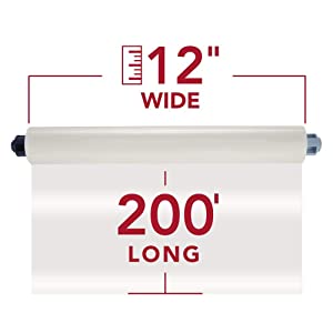 GBC Thermal Laminating Film, Rolls, NAP II, Ultima 35 Ezload, Glossy, 12" x 200', 2 Pack (3125913EZ)