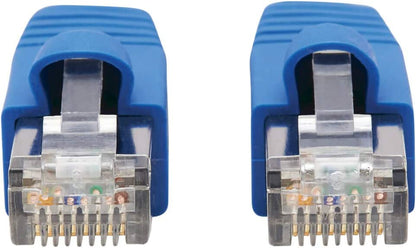 Tripp Lite Cat6a 10G Ethernet Cable, PoE, CMR-LP, Snagless F/UTP Network Patch Cable (RJ45 M/M), Blue, 50 ft. (N261P-050-BL)