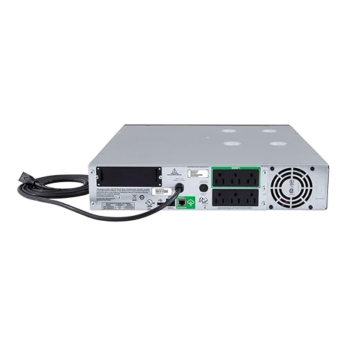 [TAA] APC Smart-UPS, Line Interactive, 1500VA, Rackmount 2U, 120V, 6x NEMA 5-15R outlets, SmartConnect Port+SmartSlot, AVR, LCD, TAA - 2U Rack-mountable - AVR - 3 Hour Recharge - 120 V Input - 120 V A