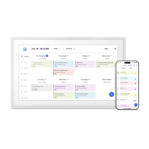 Aluratek AWFC15F Digital Frame - 15.6" LCD Digital Frame - 1920 x 1080 - Wireless - 16:9 - Calendar, In-plane Switching (IPS) Technology, Light Sensor, Adjustable Brightness, Automatic Orientation Detection, Slideshow, Auto On/Off - Built-in 32 GB