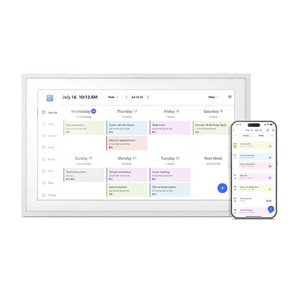 Aluratek AWFC15F Digital Frame - 15.6" LCD Digital Frame - 1920 x 1080 - Wireless - 16:9 - Calendar, In-plane Switching (IPS) Technology, Light Sensor, Adjustable Brightness, Automatic Orientation Detection, Slideshow, Auto On/Off - Built-in 32 GB