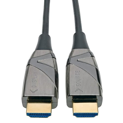 Tripp Lite Fiber Optic HDMI 2.0 (Active HDMI Cable), High Speed HDMI Cable, 4K, 60Hz, 4:4:4, 18 Gbps, 20 m. (65 ft.) Black (P568-20M-FBR)