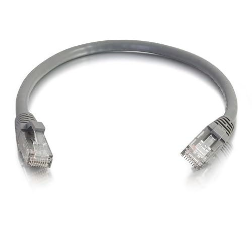 C2G 19145 Cat5e Cable - Snagless Unshielded Ethernet Network Patch Cable, Gray (200 Feet, 60.96 Meters) Cat5E Snagless 200 Feet Grey