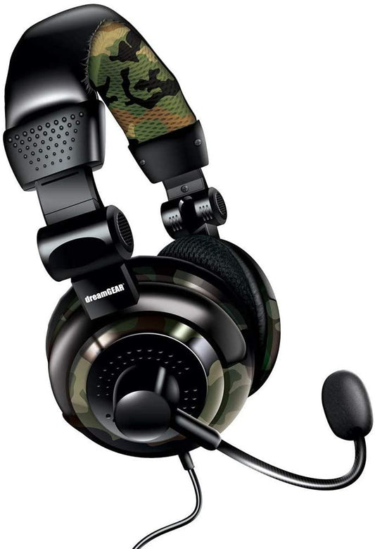 dreamGEAR Universal Elite Amplified, Wired Stereo Gaming Headset for PS4, Xbox One, PS3, Xbox 360, Wii, WiiU, and Even PC,DGUN-2574