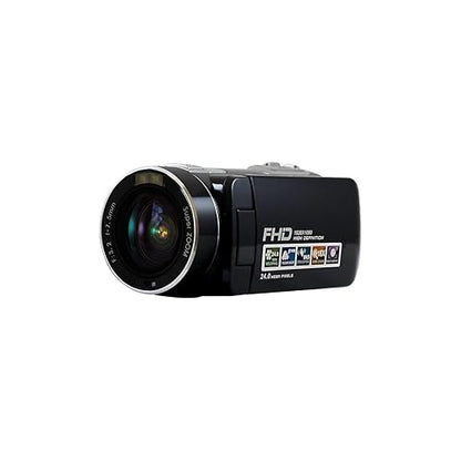 HamiltonBuhl HDV17BK ActionPro FHD Digital Video Camera 24MP, 2.7-Inch TFT-LCD Screen with 270 Angle Rotation, 18x Digital Zoom (Black)