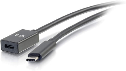Ortronics inc C2G 28656 USB-C to C 3.1 (Gen 1) Male to Female Extension Cable (5Gbps) Black (3 Feet .9 Meters)