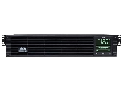Tripp Lite SM1500RMXL2UTAA 1500VA 1350W UPS Line Interactive LCD Battery Back Up Rackmount 2U AVR, 120V, Black