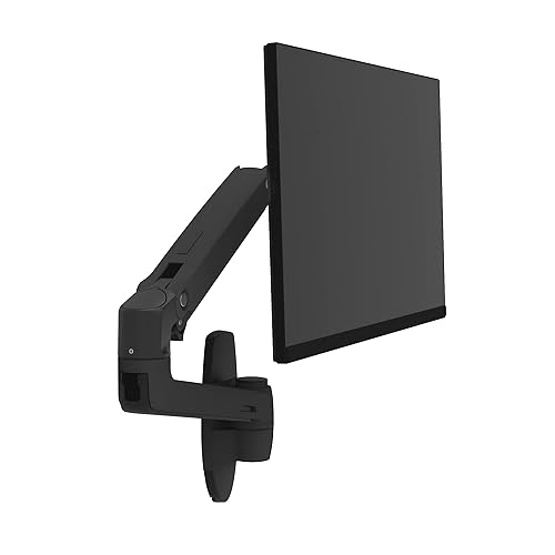 Ergotron – LX Single Monitor Arm, VESA Wall Mount – for Monitors Up to 34 Inches, 7 to 25 lbs – Matte Black