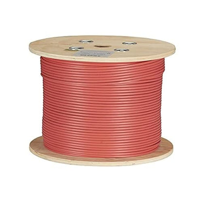 Black Box 1000' CAT6A 650MHz Solid Bulk Cable F/UTP CMP Red