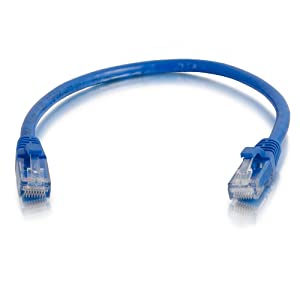 C2g/ cables to go C2G/Cables to Go 27141 Cat6 550 MHz Snagless Patch Cable, Blue (3-Feet) 3 Feet/ 0.91 Meters Blue