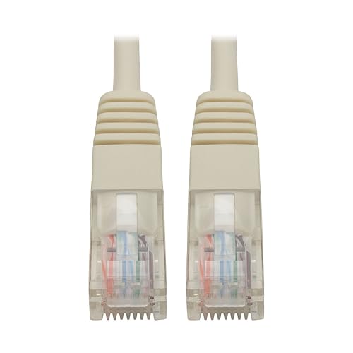 Tripp Lite N002-007-WH 7 Feet Cat5e 350MHz Molded Patch Cable RJ45M/M (White)