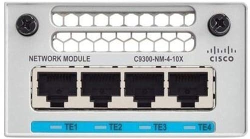 Cisco Catalyst 9300 4 x mGig Network Module, Spare - For Data Networking - 4 x Expansion Slots - Plug-in Module