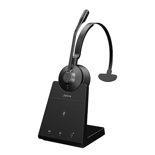 Jabra Engage 45 SE (Second Edition) Wireless Single-Ear Headphones - Bluetooth, Noise-Canceling Microphone, 13 hour Battery Life, Dual Connectivity, MS Teams Certified, Supports Other Platforms, Black