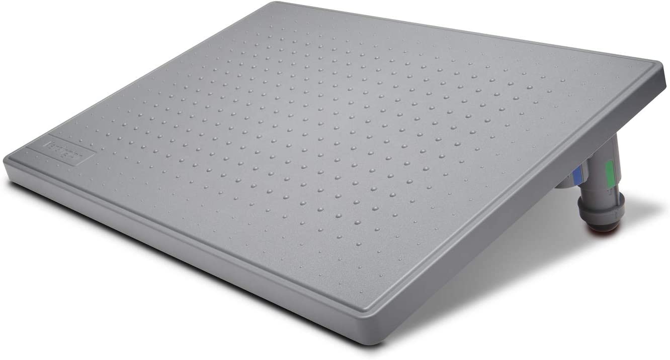 Kensington SmartFit SoleMate Foot Rest, Angle &amp; Tilt Adjustable, Grey (K50416WW)