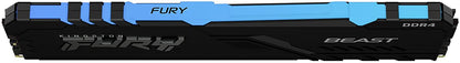 Kingston FURY Beast RGB 32GB (2x16GB) 3600MHz DDR4 CL18 Desktop Memory Kit of 2 KF436C18BBAK2/32 3600MHz 32GB (2x16GB) RGB