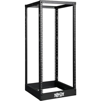 Tripp Lite SR4POST25 25U 4-Post Open Frame Rack Cabinet Square Holes 1000lb Loadcap (Black)