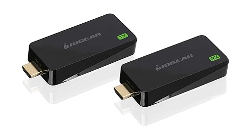 IOGEAR Share Pro Mini Wireless HD Video Transmitter and Receiver Kit (GWHD2DKIT) Mini Kit