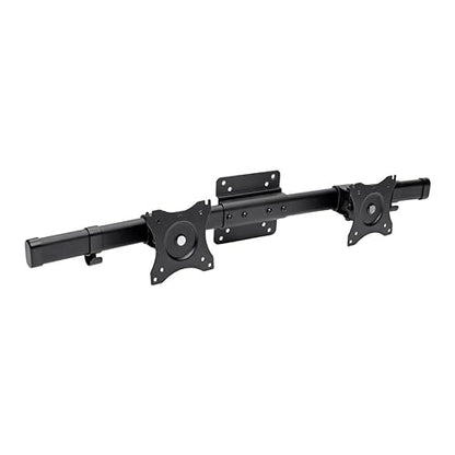 Tripp Lite Dual Display TV Monitor Mount Adapter Kit Universal for 13in - 27in Flat Screens Tilt Rotate
