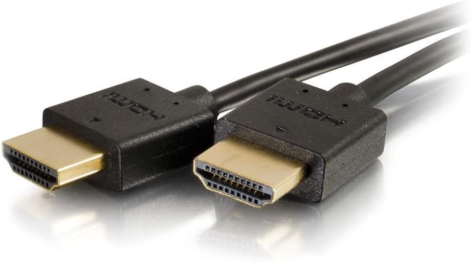 C2g/ cables to go C2G 41363 Ultra Flexible 4K UHD High Speed HDMI Cable (60Hz) with Low Profile Connectors, Black (3 Feet, 0.91 Meters) 3ft