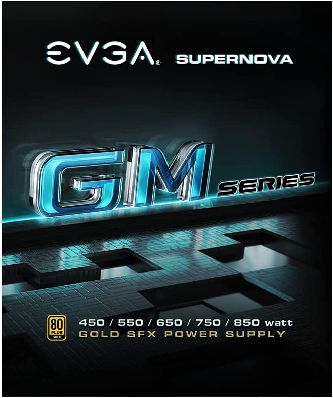 EVGA SuperNOVA 850 GM, 80 PLUS Gold 850W, Fully Modular, ECO Mode with FDB Fan, 10 Year Warranty, Includes Power ON Self Tester, SFX Form Factor, Power Supply 123-GM-0850-X1 850W GM Power Supply