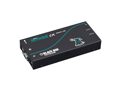 Black Box ServSwitch CATmix KVM Extender - 1 Computer(s) - 1 Remote User(s) - 984.25 ft Range - WUXGA - 1900 x 1440 Maximum Video Resolution - 1 x Network (RJ-45) - 2 - 1 x USB - 1 x VGA - External