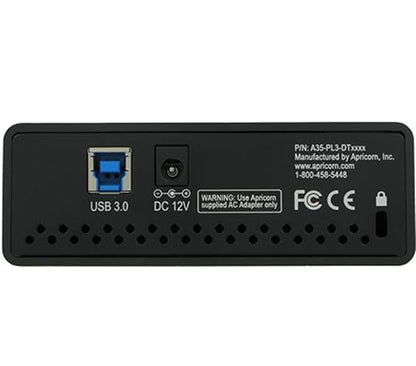 Apricorn Aegis Desktop 4 TB FIPS 140-2 Validated 256-Bit Encrypted Hard Drive (ADT-3PL256F-4000)