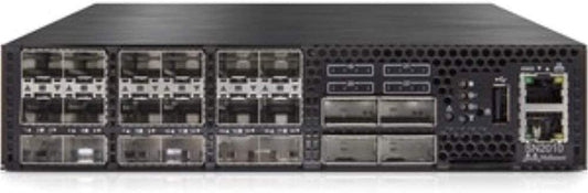 Mellanox Technologies SN2000 Series - Switch - L3 - Managed - 18 x 25 Gigabit SFP28 + 4 x 100 Gigabit QSFP28 - Rack-mountable