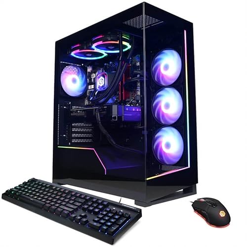 CyberPowerPC Gamer Supreme Liquid Cool Gaming PC, AMD Ryzen 7 7800X3D 4.2GHz, GeForce RTX 4070 Ti Super 16GB, 32GB DDR5, 2TB PCIe Gen4 SSD, WiFi Ready & Windows 11 Home (SLC8480A2)